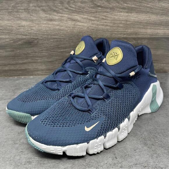 Nike Free Metcon 4 Shoes Mens Size 14 Blue Sneakers Training CT3886-401 - Picture 2 of 11